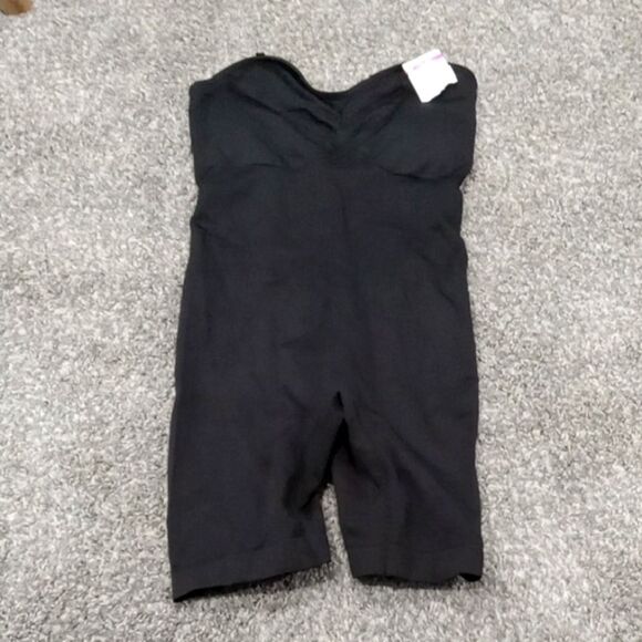 Nicole Miller New York Black Strapless Seamless Shaping Bodysuit Size S NWT - Picture 1 of 2